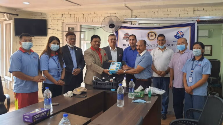 ESP Medical – Rotary donation handover (TUTH and NAS)