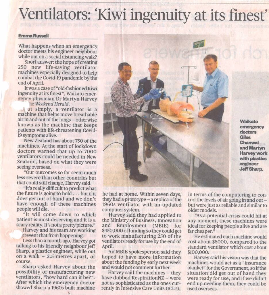 ESP Medical article in The Weekend Herald